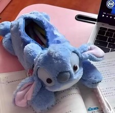 Stitch Plush Pencil Case   Soft Zipper Pouch for Pens  School Supplies   