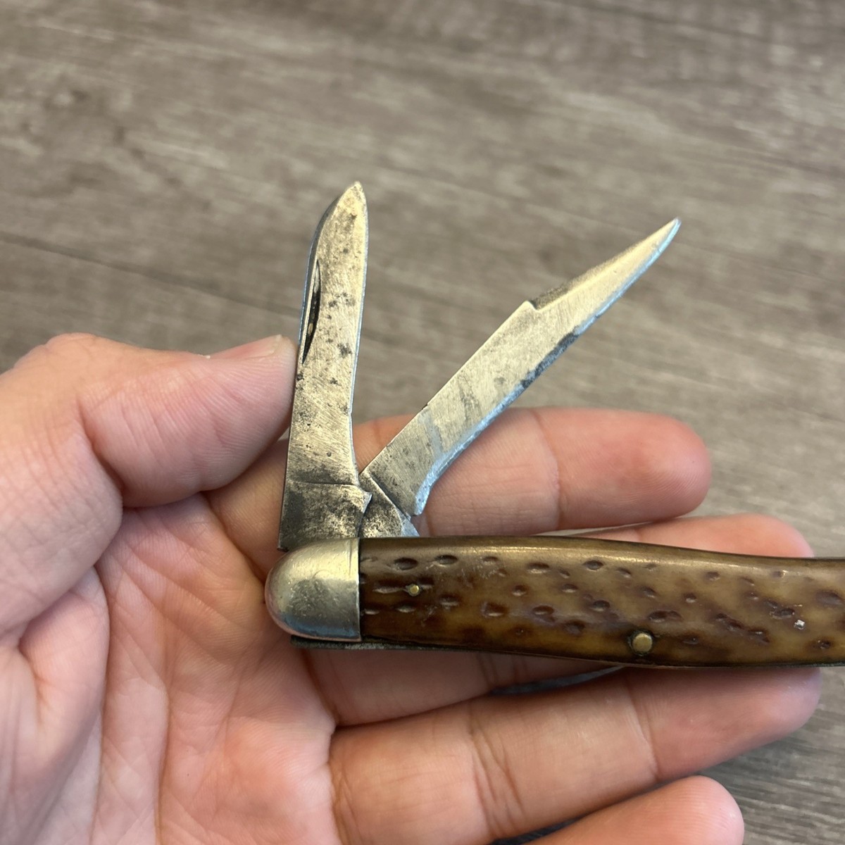 Vintage Hibbard Spencer Bartlett Knife 3 Blade | eBay