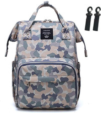 Camo Diaper Bag Backpack, Large Multifunction Waterproof Travel Backpacks for Mo