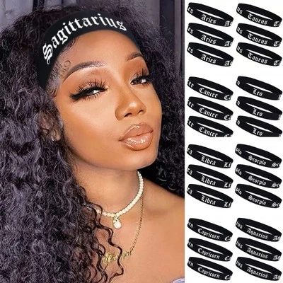 Lace Front Wig Elastic Melting Band Horoscope & Edge Control 2 In 1 Hair Brush