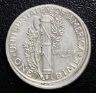 1944-S Mercury Dime — Off Center Partial Collar Error!