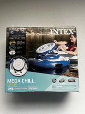 Intex Mega Chill Inflatable Cooler Float 35in Pool Lake River 5 Cup Holder Stora