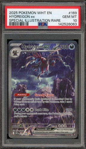 Pokemon Hydreigon ex White Flare Special Illustration Rare #169 PSA 10 Gem Mint