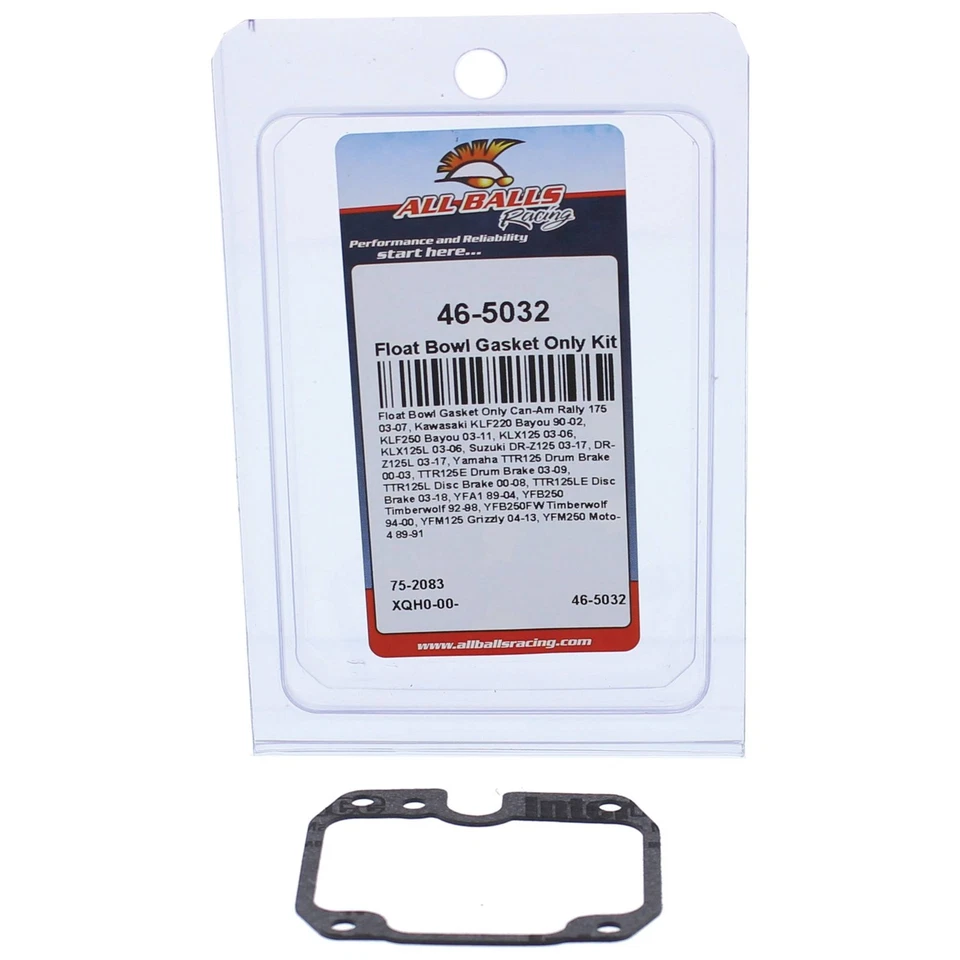 All Balls Float Bowl Gasket Only Kit (46-5032) for Can-Am Rally 175 03-07 - Imagem 3 de 4