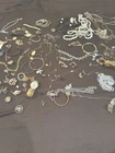 Vintage Costume Fashion Jewelry Some Signed Wearable Gold-Silver Tone 4 LB.S +
