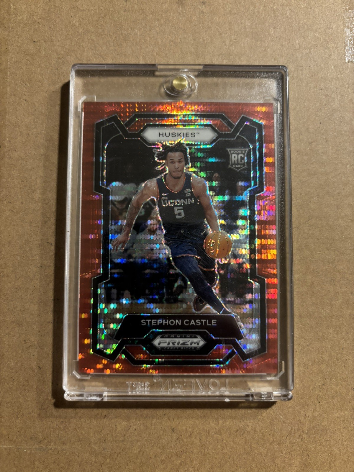2024 Panini Prizm Draft Picks - Stephon Castle #17 Red Pulsar Prizm /299 (RC)