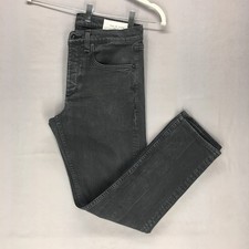 rag & bone Fit 2 Slim Mens 30 x 28 Denim Jeans Gray Button Fly Made in USA