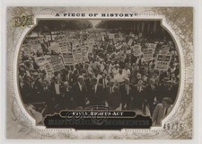 2008 A Piece of History Historical Moments Gold 49/75 Civil Rights Act #179 l8x