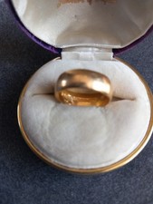 22ct gold wedding band ring used