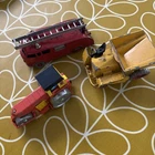 3 X VINTAGE DINKY VEHICLES - ALL PLAYWORN for SPARES &REPAIRS