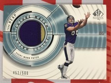 2001 SP Authentic #108 Todd Heap Baltimore Ravens Future Watch PATCH 452/500