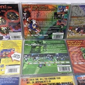 Sega Dreamcast Scratched Untested Lot Of 11 Games Sonic Adventures 1 & 2 NBA NFL