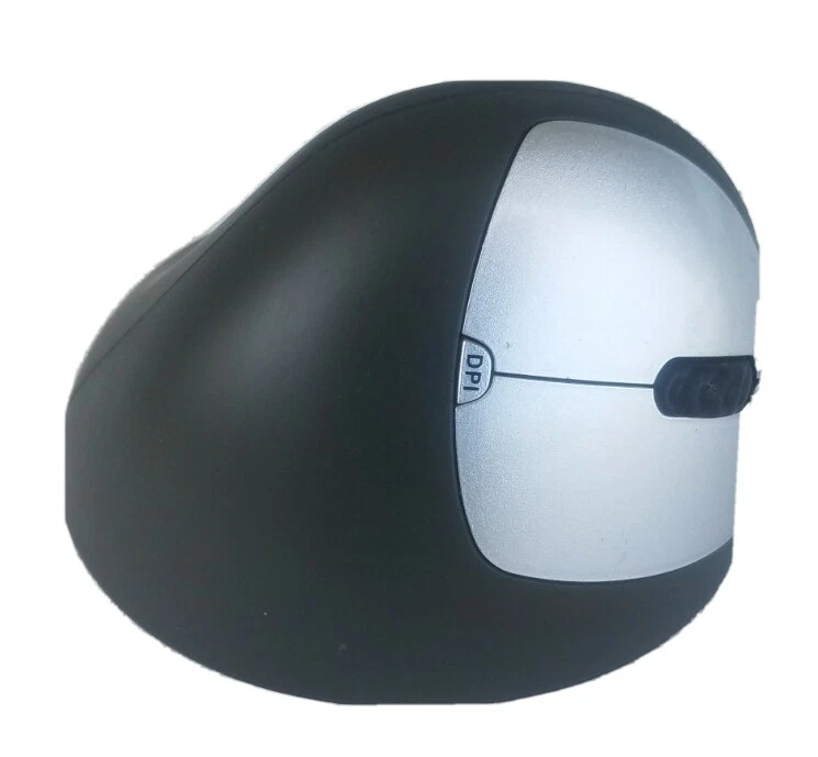 Goldtouch KOV-GSV-RMW Silver/Gray Wireless USB Right-Handed Semi-Vertical Mouse - Image 3 of 4