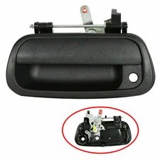 Tail Gate Tailgate Handle Textured Pickup Truck Black For Toyota Tundra 2000-06