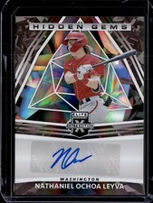 2022 Panini Elite Extra Edition Nathaniel Ochoa Leyva Hidden Gems Auto Nationals