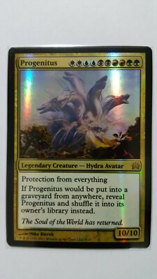 1x FOIL Progenitus From the Vault: Legends -NM- Magic the 1x FOIL Progenitus From the Vault: Legends -NM- Magic the