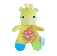 Bright Starts Snuggle & Teethe BPA-free Crinkle Teething Plush Baby Toy Giraffe