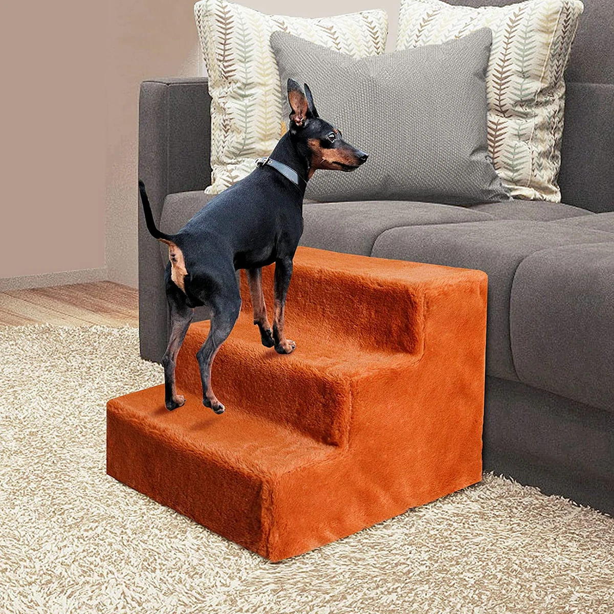Pet stairs for on sale tall bed