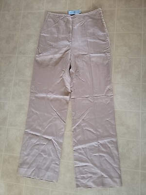 Ann Taylor Loft Pants Womens 2P Flare Front Seam  Career Tan NEW