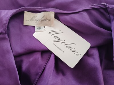 Haut En Soie Marjolaine Taille 46 Couleur Violet - Neuf Avec étiquettes