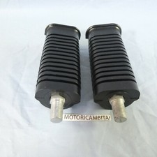 PER Garelli vip 3v  poggiapiedi pedane pedana staffe perni gomma footpeg rubber,