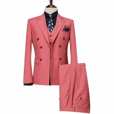 coral tuxedo jacket