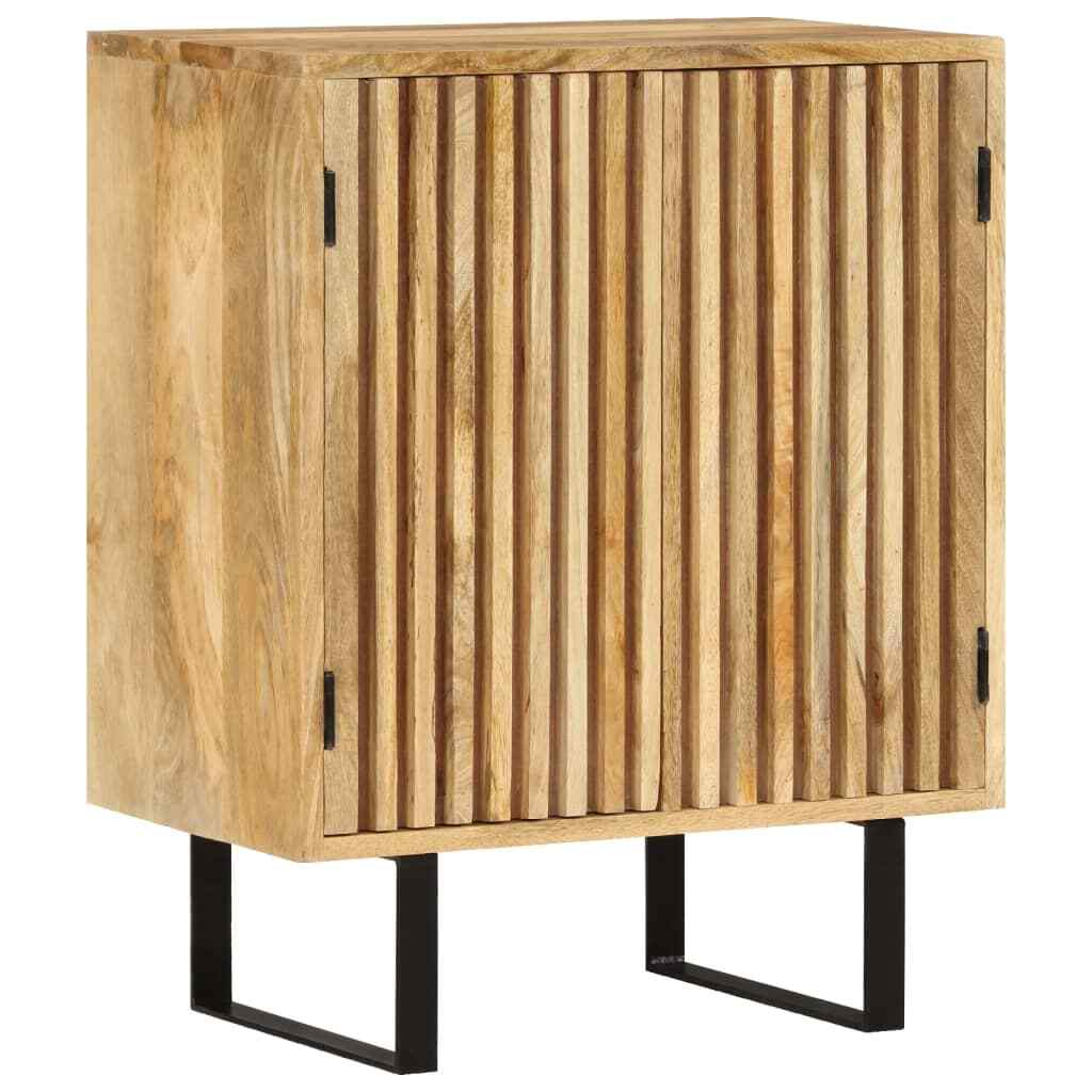 vidaXL Sideboard with 2 Doors 55x35x70 cm Solid Wood Mango