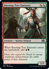 Burning-Tree Emissary - Foil x1 - Double Masters 2022 - NM-Mint, English - Doubl