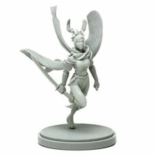 Kingdom Death 30mm Warrior Of The Sun Female Resin Model Unassembled  Unpainted