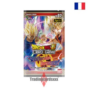 Dragon Ball Super Theme Booster 2 World Martial Arts Tournament Vf Tb02 Ebay