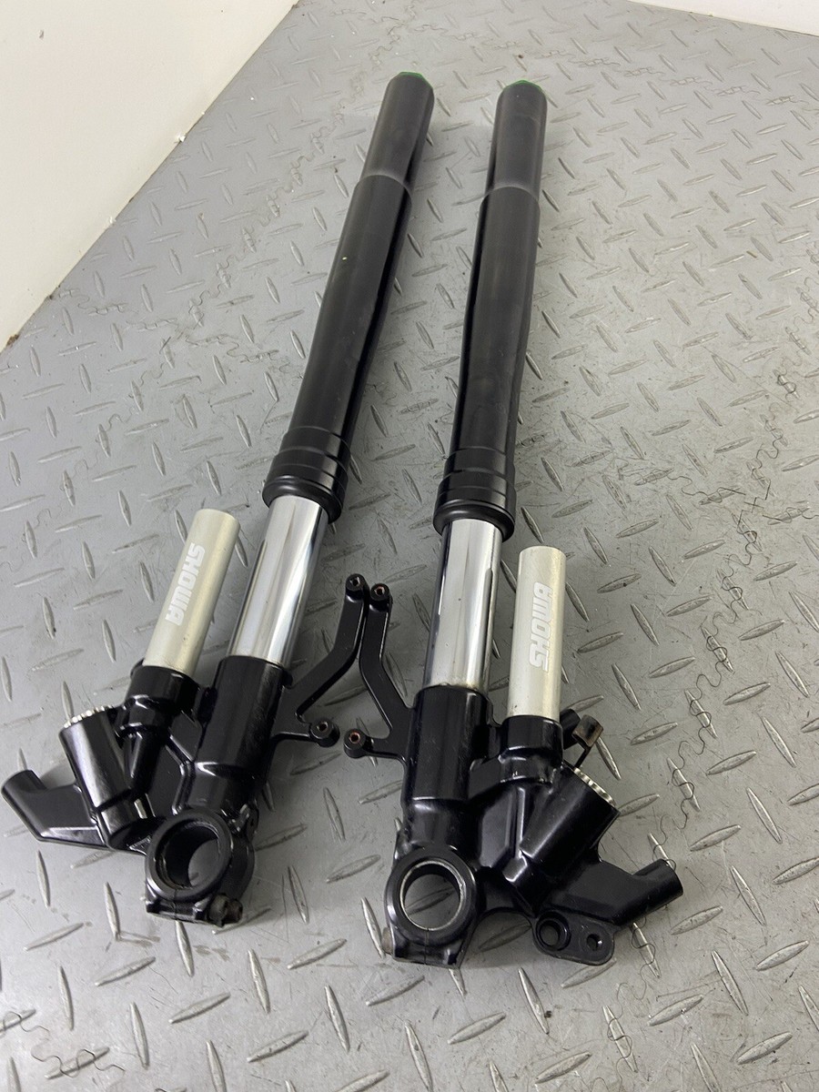 KAWASAKI ZX10R ZX-10R NINJA 2017 FRONT FORK LEGS PAIR (ON CHROME