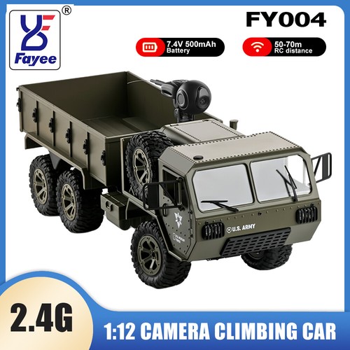 FAYEE FY004 Off-Road Crawler RC Car 1:12 6WD Climbing Pickup Truck Vehicle RTR - Picture 5 of 31