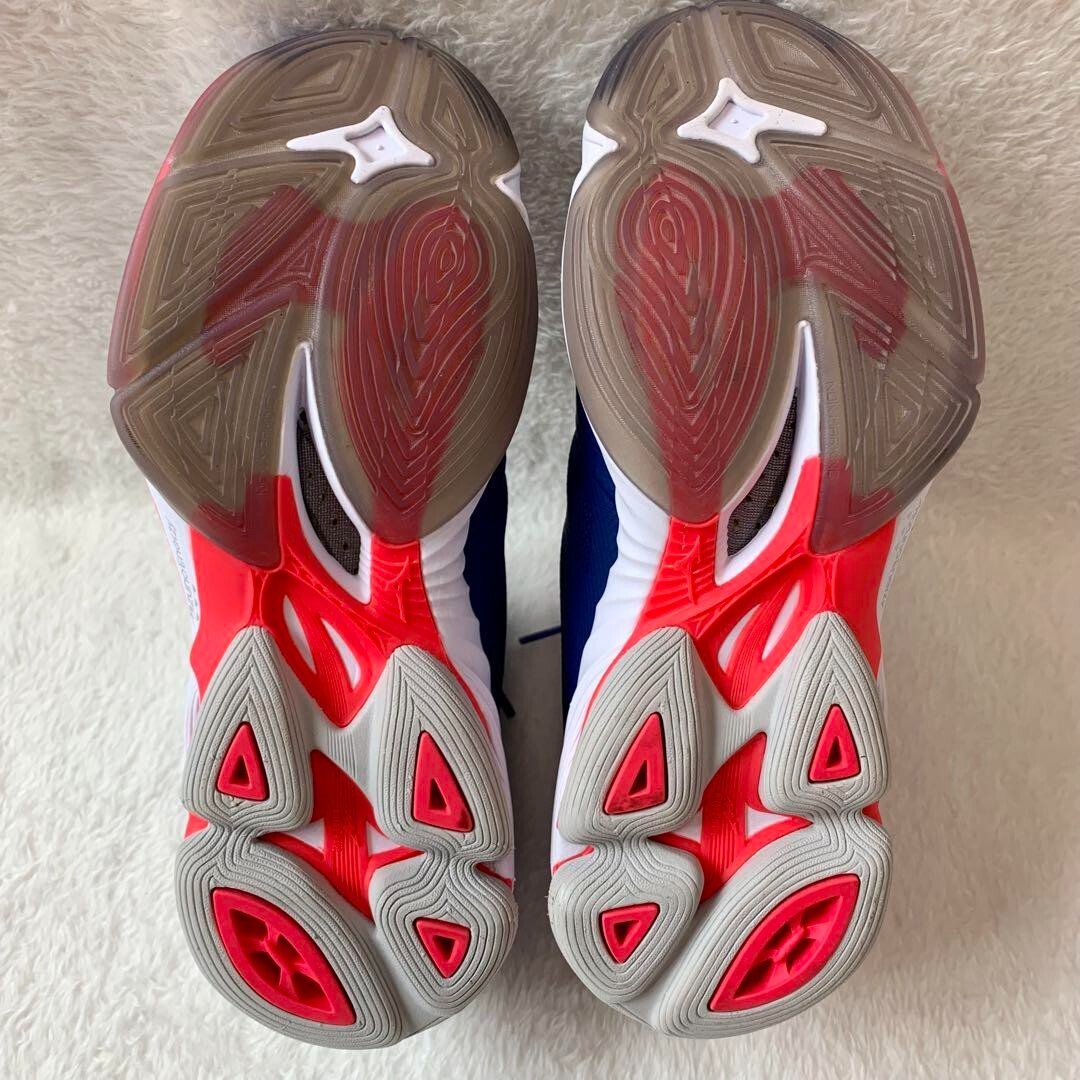 MIZUNO WAVE LIGHTNING NEO Volleyball Shoes sneaker color Blue Pink