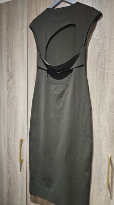 COS Open Back Knitted Midi Dress size M.New Without Tags | eBay UK