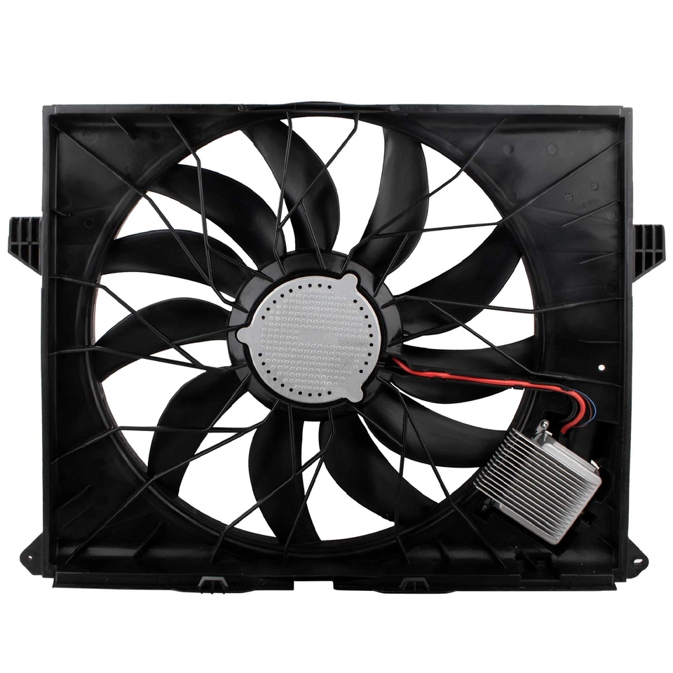 Motor ventilador condensador radiador para Mercedes Benz GL ML reemplaza 1645000093 Foto 2 de 4