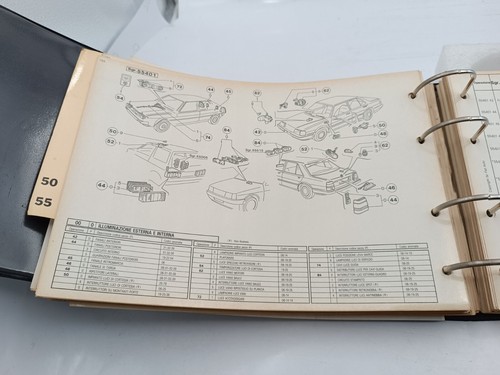 Manuale officina Lancia del tariffario delle riparazioni e codici inconvenie '88 - Foto 20 di 22