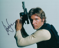 HARRISON FORD signed Autogramm 20x25cm STAR WARS in Person autograph ACOA SOLO