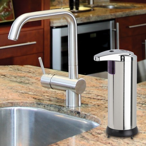 Better Living Products Capacity Touchless Stainless Steel Hands Free Soap - Picture 2 of 2