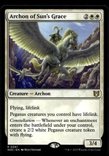 Archon of Sun's Grace #61 MTG Wilds of Eldraine NM X1