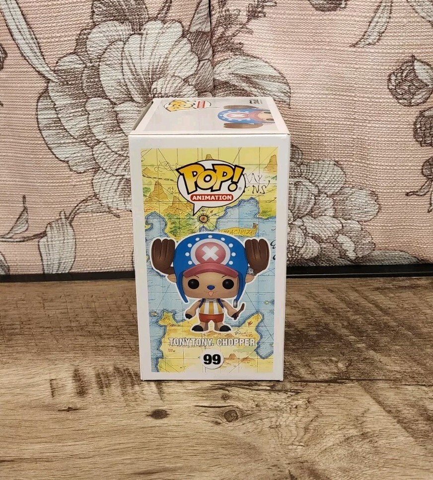 Figurine Pop One Piece #99 pas cher : Tony Tony Chopper - Floqué