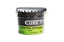 Cure It GRP Roofing Top Coat 10kg ( 25m2 ) Black BS00E53