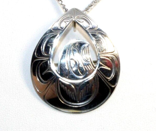 Sterling Silver Native American Engraved Pin/Pendant