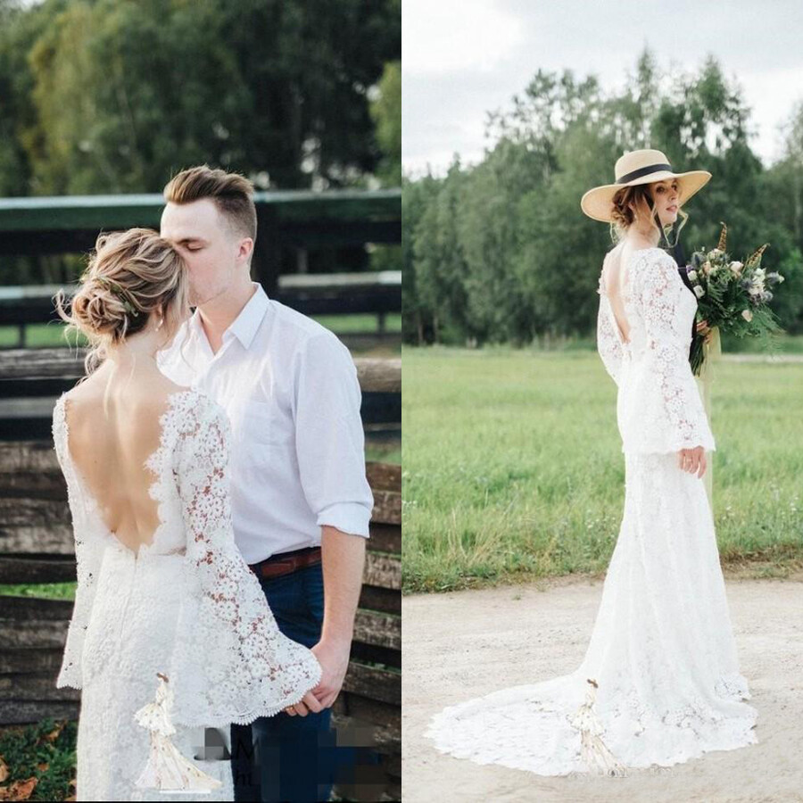 two piece mermaid wedding dress