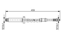 Bosch 1 987 476 462 Brake Hose For CitroËN Fiat Peugeot