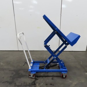 Nu-Lift BL15 Mobile Manual Carton Tilting Lift Table 150KG 330LB 15"-36" H