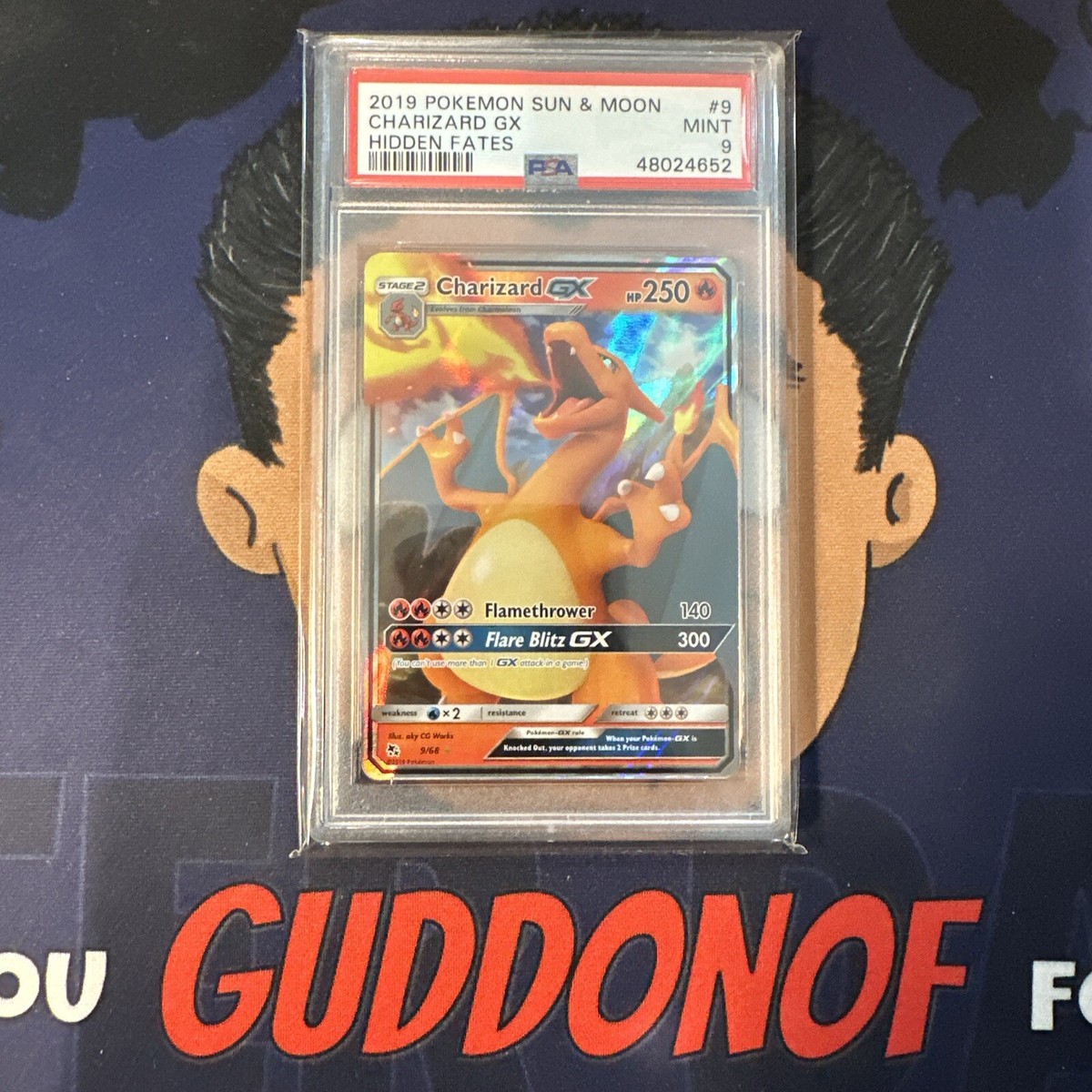 charizard gx 2019 pokemon card Charizard GX 2019 Pokemon Sun & Moon Hidden Fates #9 CGC Authenticated 9 Card