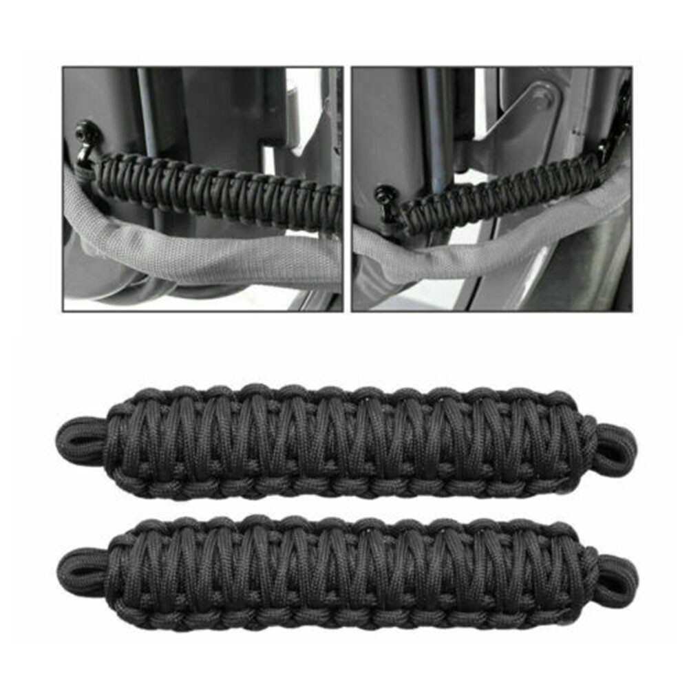 Easy Installation Black Car Door Straps for Jeep Wrangler YJ CJ TJ JK