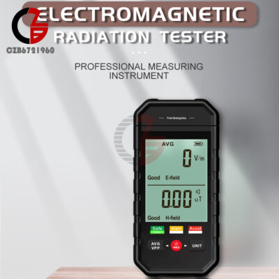 ET925 Handheld EMF Meter Digital LCD Electromagnetic Radiation Detector 1999V/m