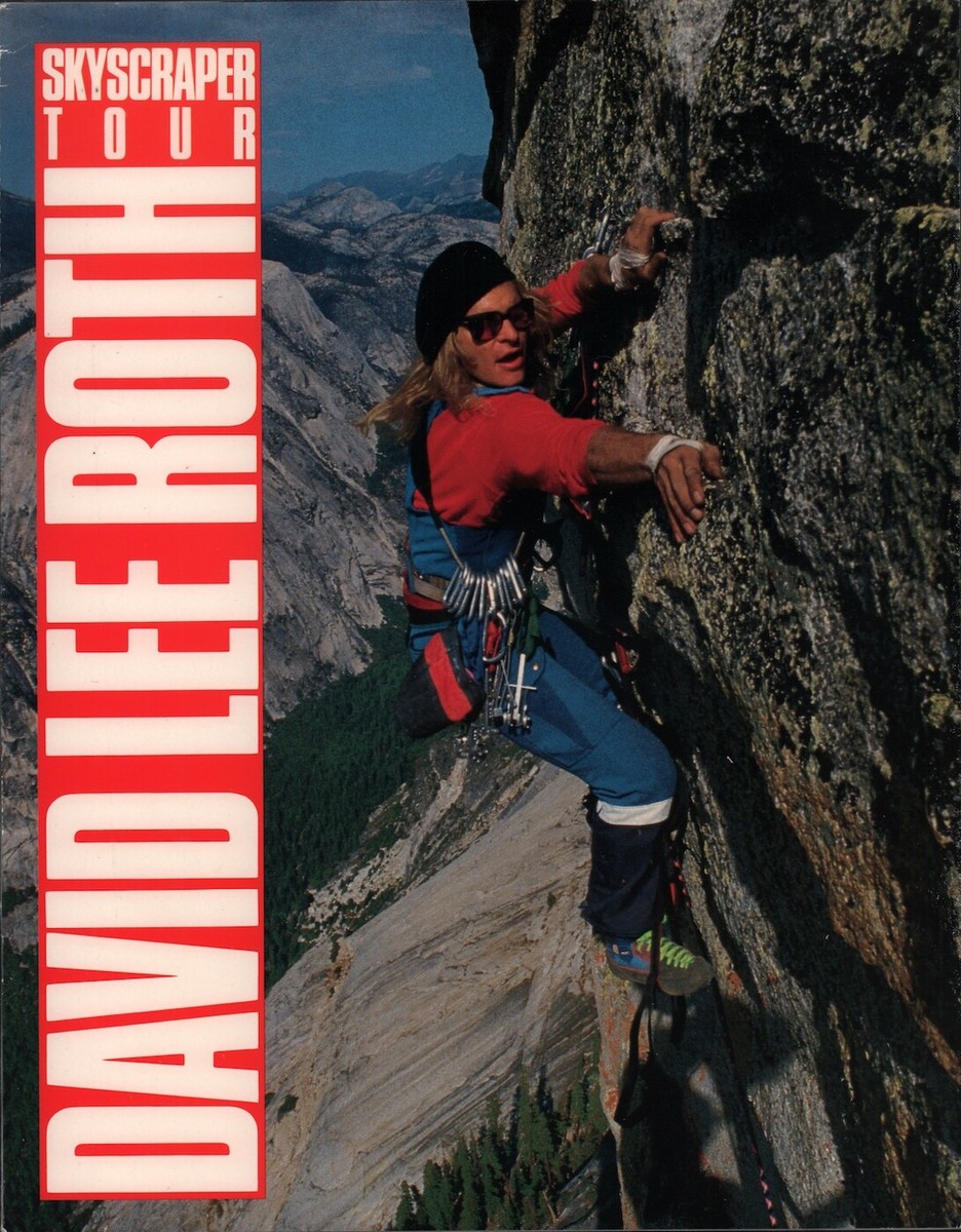 DAVID LEE ROTH 1986 SKYSCRAPER WORLD TOUR CONCERT PROGRAM BOOK