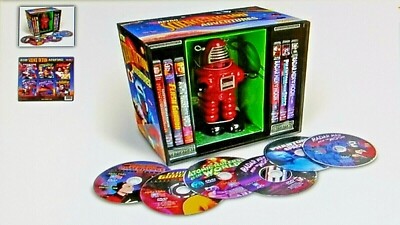 NIB RETRO SCIENCE FICTION ADVENTURES BOX SET 6 DVDS & RED ROBOT KEY INC [ 3631 ]